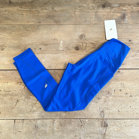 NWT- Fabletics PureLuxe High-Waisted Pocket 7/8 Leggings - LUMINARY BLUE !! - Picture 3 of 9